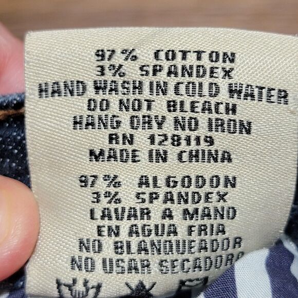 Grace in LA Jeans Low Rise Decorated Back Pockets - Size 5/26 - Picture 9 of 9